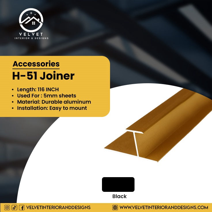 H-51 Joiner | Wall Panel Accessories & LED