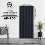 AP-R05 | Acoustic Wood Wall Panel | Slat & Fluted Decorative Wall Panel | 0.85 in x 24 in x 118 in | Sound-Absorbing | Ideal for Living Rooms, Bedrooms, TV Walls & Feature Walls