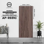 AP-R691C | Acoustic Wood Wall Panel | Slat & Fluted Decorative Wall Panel | 0.85 in x 24 in x 118 in | Sound-Absorbing | Ideal for Living Rooms, Bedrooms, TV Walls & Feature Walls