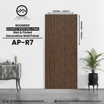 AP-R7 | Acoustic Wood Wall Panel | Slat & Fluted Decorative Wall Panel | 0.85 in x 24 in x 118 in | Sound-Absorbing | Ideal for Living Rooms, Bedrooms, TV Walls & Feature Walls