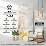 D-03 | 3D | PVC UV Marble Sheet | Decorative Wall Panel | 1/8 in x 48 in x 110 in | Mirror Gloss Finish | Waterproof & Fire-Retardant | Ideal for Living Rooms, Bathrooms & Feature Walls