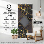 D-13 | 3D | PVC UV Marble Sheet | Decorative Wall Panel | 1/8 in x 48 in x 110 in | Mirror Gloss Finish | Waterproof & Fire-Retardant | Ideal for Living Rooms, Bathrooms & Feature Walls