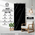 XU-10 | X Series | PVC UV Marble Sheet | Decorative Wall Panel | 1/8 in x 48 in x 110 in | Mirror Gloss Finish | Waterproof & Fire-Retardant | Ideal for Living Rooms, Bathrooms & Feature Walls