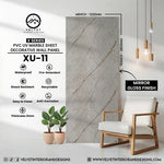 XU-11 | X Series | PVC UV Marble Sheet | Decorative Wall Panel | 1/8 in x 48 in x 110 in | Mirror Gloss Finish | Waterproof & Fire-Retardant | Ideal for Living Rooms, Bathrooms & Feature Walls