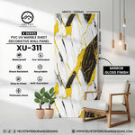 XU-311| X Series | PVC UV Marble Sheet | Decorative Wall Panel | 1/8 in x 48 in x 110 in | Mirror Gloss Finish | Waterproof & Fire-Retardant | Ideal for Living Rooms, Bathrooms & Feature Walls