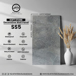 SS5 | Soft Stone | Stone| Decorative Wall Panel |1/8 in x 24 in x 48 in | Stone Finish | Waterproof, Scratch-Resistant & Fireproof | Ideal for Living Rooms, Bathrooms & Feature Walls