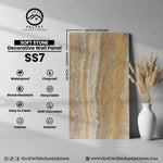 SS7 | Soft Stone | Stone| Decorative Wall Panel |1/8 in x 24 in x 48 in | Stone Finish | Waterproof, Scratch-Resistant & Fireproof | Ideal for Living Rooms, Bathrooms & Feature Walls