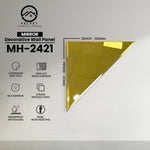 MH-2421 | Mirrors| Wall Panel Accessories | Decorative Wall Panel | 1/8 in x 12 in x 12 in | Convenient Easy Stick - Strong Viscous Force | Ideal for Living Rooms, Bathrooms & Feature Walls