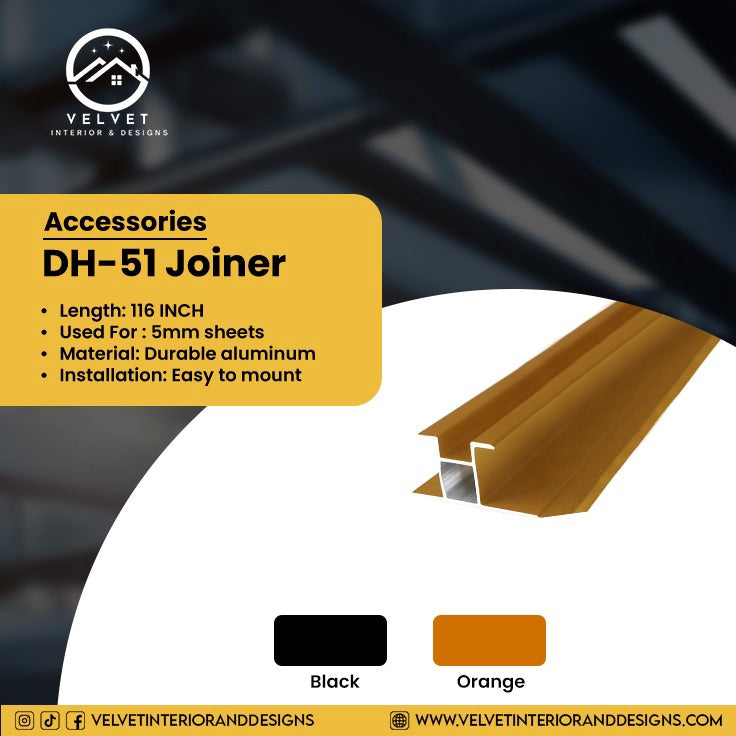 DH-51 Joiner | Wall Panel Accessories & LED